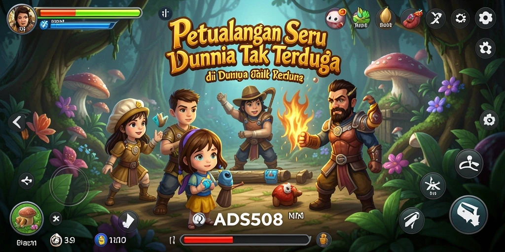 Screenshot menampilkan gameplay seru dan grafis menawan dari ADS508.