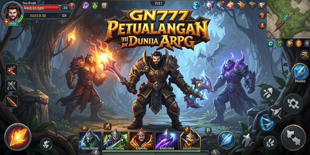 Screenshot utama dari gameplay <strong>GN777</strong> yang menampilkan aksi pertarungan yang mendebarkan.