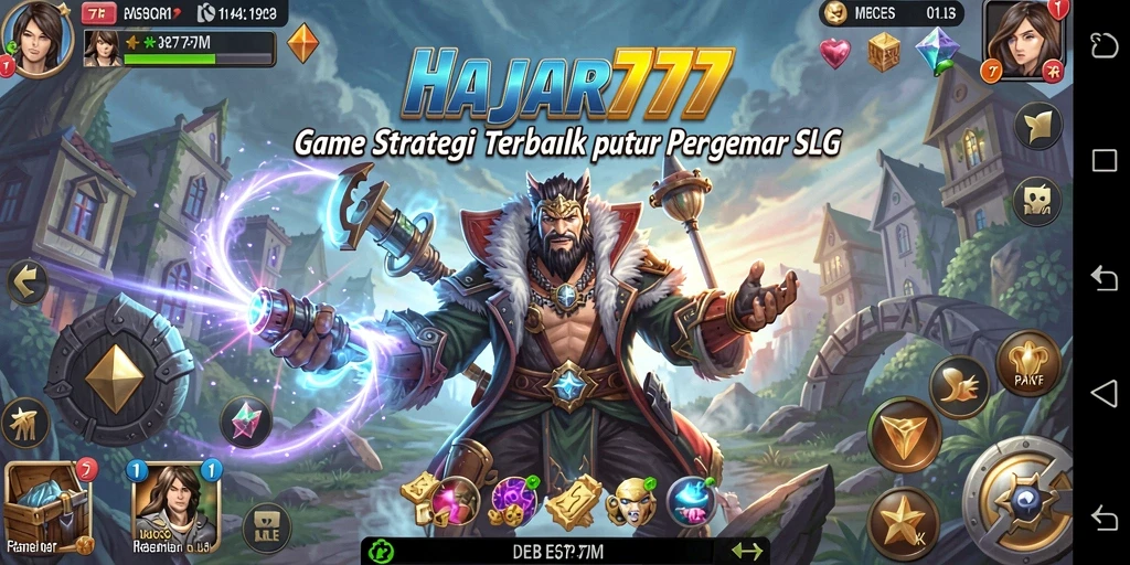 Screenshot gameplay menunjukkan aksi SLG yang mendebarkan.