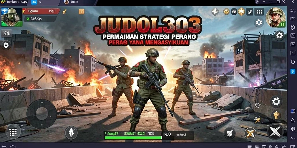 Tampilan gameplay menarik di JUDOL303 dengan aksi strategi yang seru.