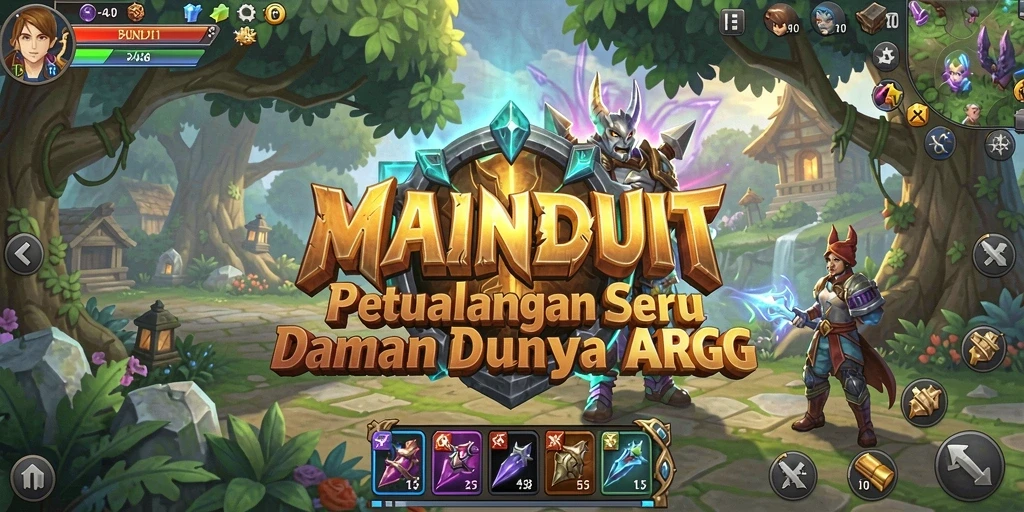 Tampilan menarik dari gameplay ARPG yang menegangkan dan penuh aksi.