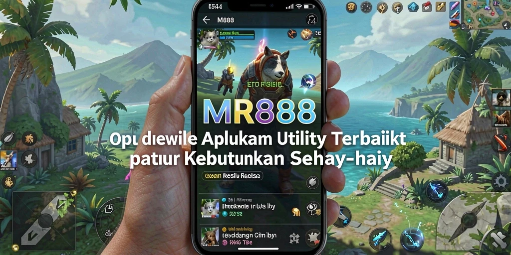Tampilan antarmuka utama MR888 dengan berbagai alat Utility.