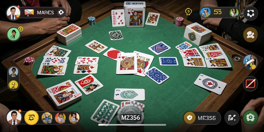 Tampilan gameplay Gaple yang menarik di MZ356.