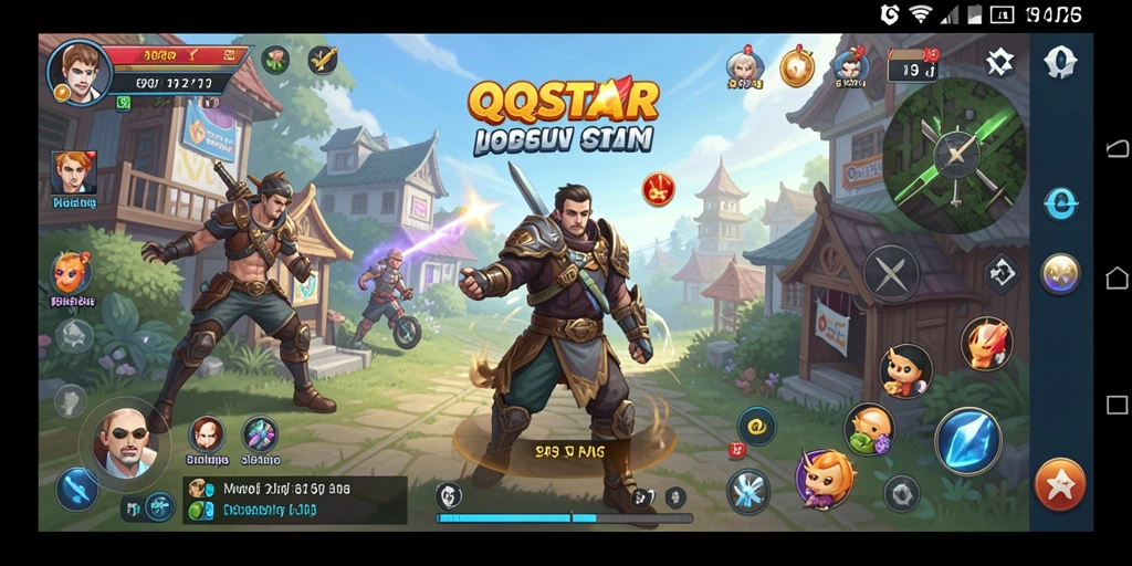 Tampilan utama QQSTAR yang mudah dinavigasi dan fungsional.