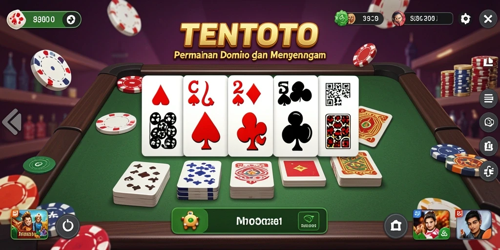 Gameplay seru dan interaksi pemain dalam TENTOTO.