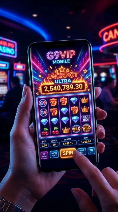 Tampilan utama g9vip dengan pilihan aplikasi yang menarik.